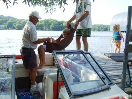 Transfer Swing to the Boat